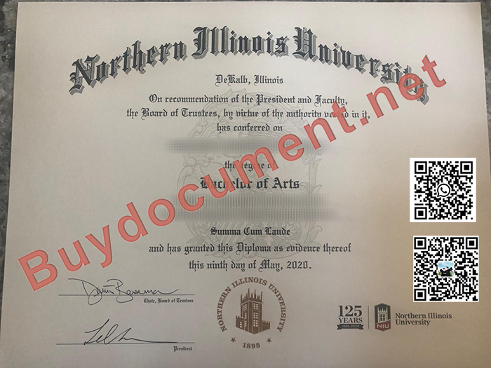 fake Northern Illinois University diploma