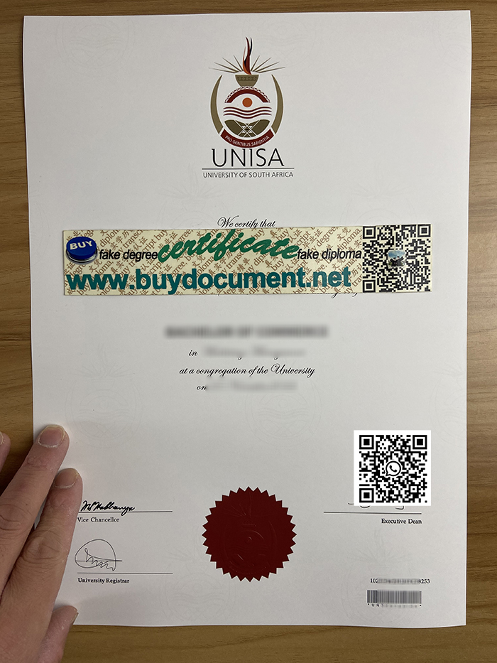 University of South Africa diploma