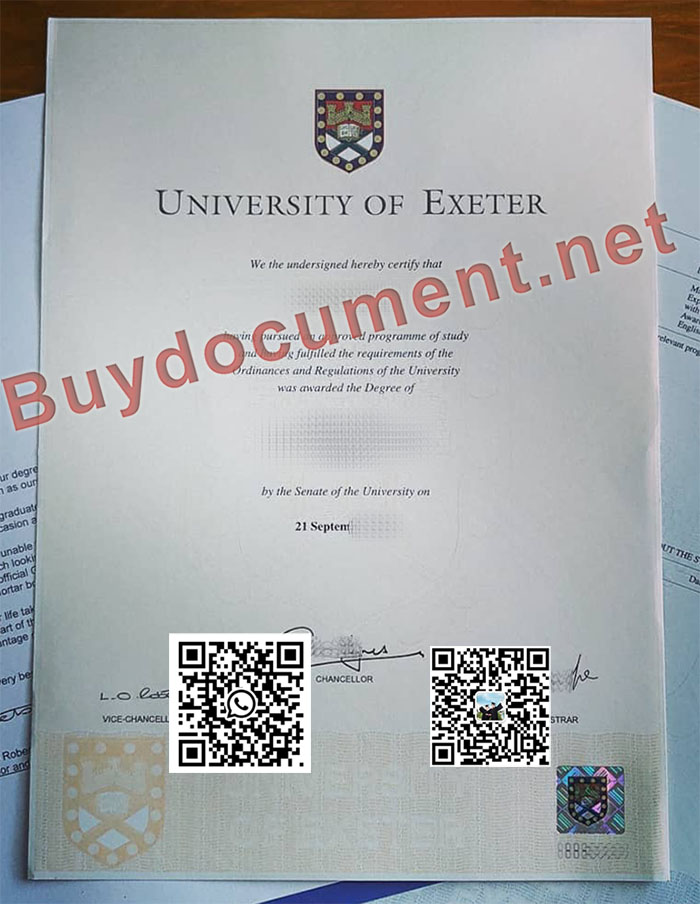 University of Exeter diploma, Exon diploma