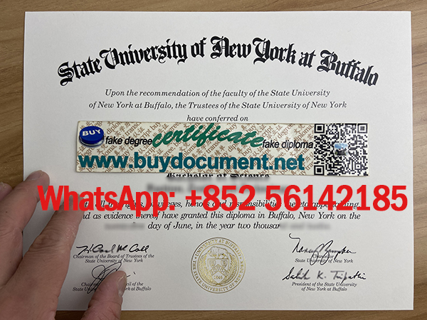 Fake SUNY Buffalo diploma. University at Buffalo degree for sale