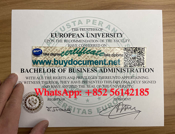 Get a fake European University diploma