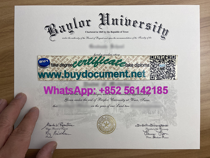 Buy a fake Baylor University diploma. Get a fake Baylor degree.