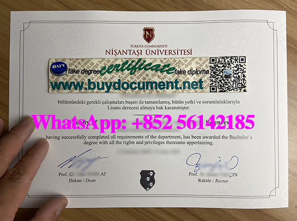 Buy Istanbul Nişantaşı University diploma