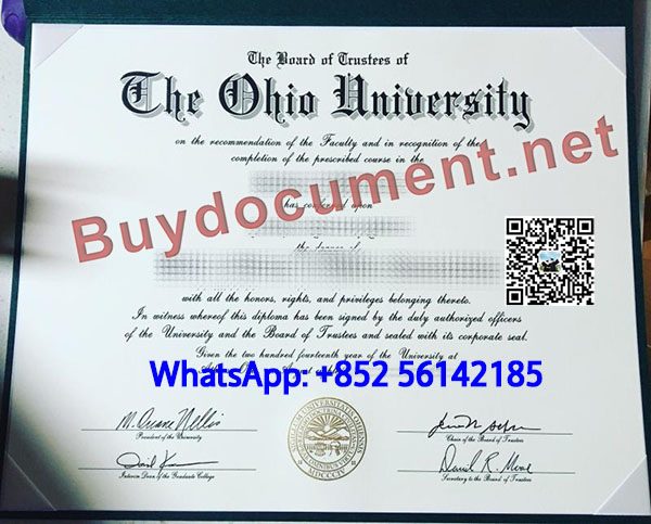 Get a fake Ohio University diploma. 