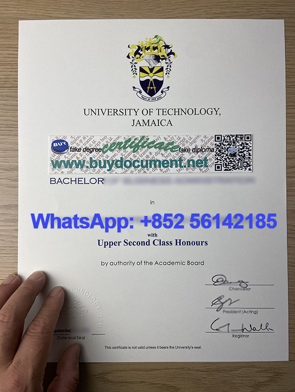 Buy University of Technology, Jamaica diploma.