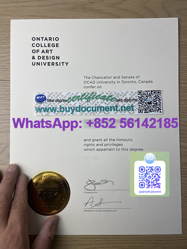 Get a fake OCAD University diploma. 